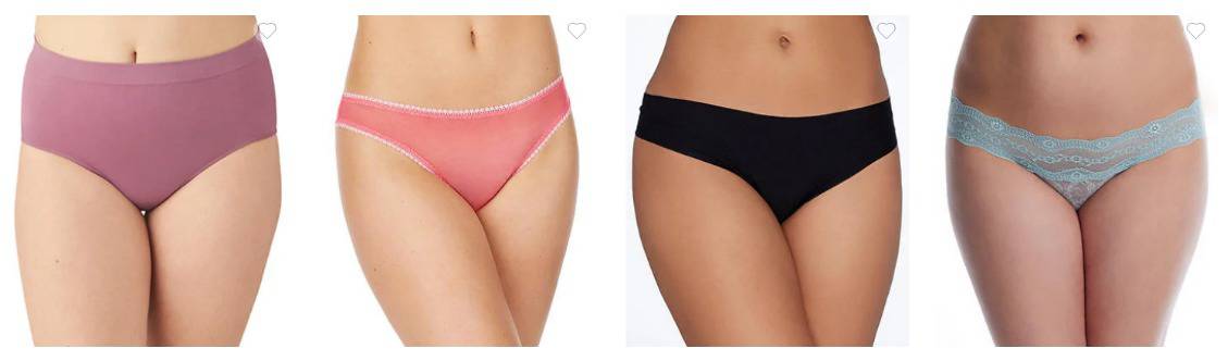 Bare Necessities- Panties, Thongs, Bikini Briefs
