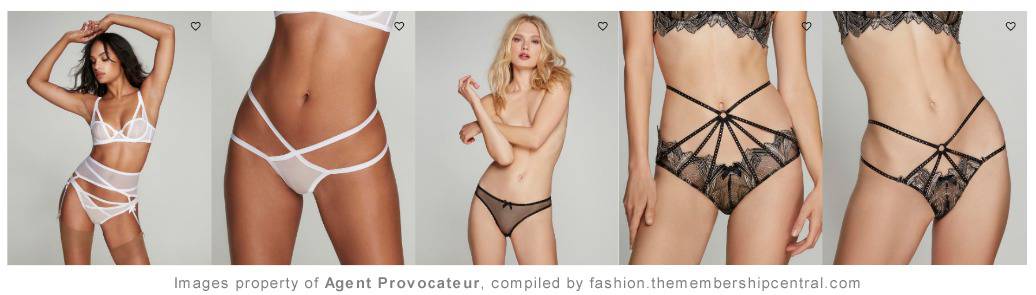 Agent Provocateur - Bras - Knickers - Thongs - G-Strings - Briefs