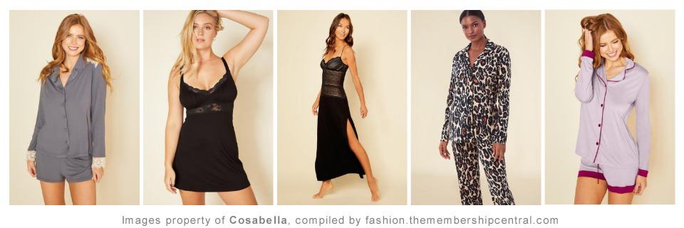 CosaBella Sleepwear - Loungewear - Pajamas - Babydolls - Camisoles - Slips - Robes