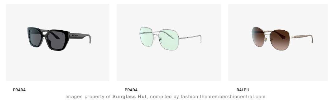 Sunglass Hut - Sunglasses - Prada - Ralph - Ralph Lauren