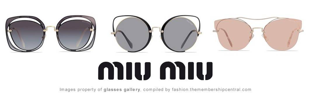 glasses gallery - Miu Miu