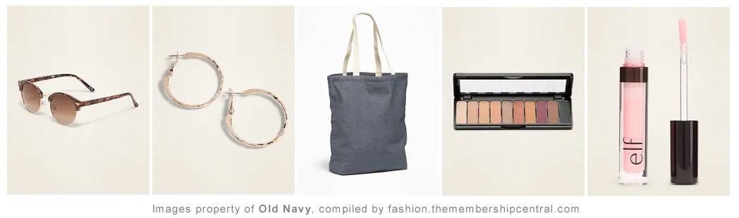 old navy accessories, eyewear, sunglasses, fashion jewelry, earrings, bags, Handbags, cosmetics, beauty products