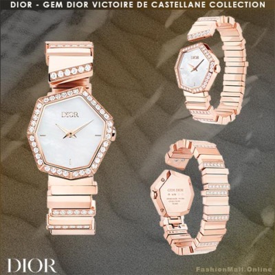Watch Gem Dior Victoire de Castellane Rose Gold Diamond Mother Of Pearl Dial, NEW