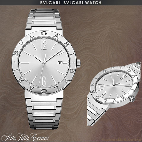BVLGARI Stainless Steel Grey Watch