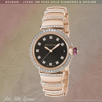 BULGARI LVCEA 18K Rose Gold Diamonds