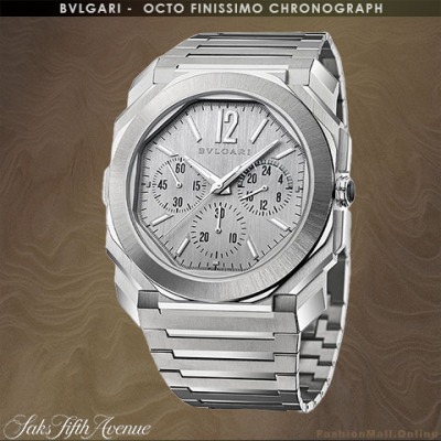 BVLGARI OCTO Finissimo steel silver dials