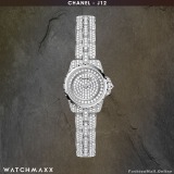 Ladies CHANEL J12 White Gold And Diamonds