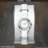 Ladies CHANEL J12 XS white diamonds and leather cuff