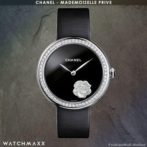 CHANEL Mademoiselle Prive White Gold Diamonds Mother Of Pearl Sculpture