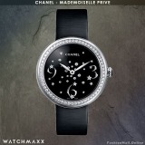 CHANEL Mademoiselle Prive White Gold Diamonds Black Moon And Stars