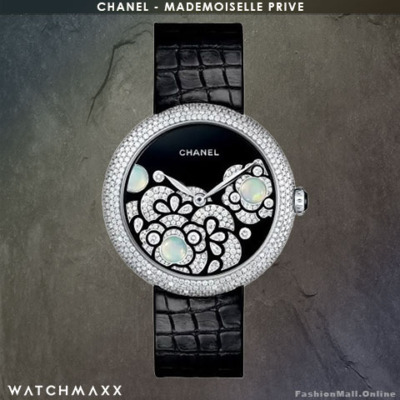 CHANEL Mademoiselle Prive White Gold Diamonds Opals Petals of Camellia