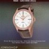 Rolex Cellini Rose Gold White Dial Brown Alligator Leather -NEW