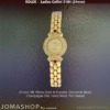Ladies Rolex Cellini 5184 Yellow Gold Diamonds Champagne Dial -Pre Owned