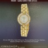 Ladies Rolex Cellini 5186 Yellow Gold Diamonds Mother Of Pearl Dial -Pre Owned
