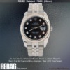 Rolex Datejust Steel White Gold Black Dial, Pre-Owned