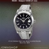 Mens Rolex Datejust Steel Black Dial, NEW