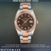 Rolex Datejust Steel Rose Gold Brown Dial, NEW