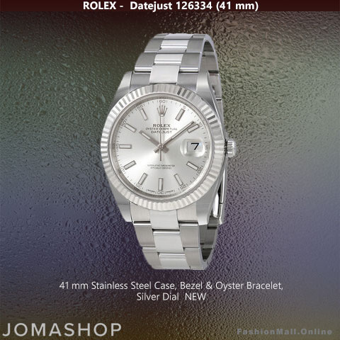 Mens Rolex Datejust Steel Silver Dial, NEW
