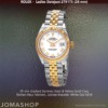 Ladies Rolex Datejust Steel & Yellow Gold White Dial Roman, NEW