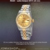 Ladies Rolex Datejust Steel Yellow Gold Champagne Dial, NEW