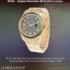 Rolex Pearlmaster Yellow Gold Sapphires Bezel Green Dial -NEW