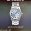 Rolex Day Date Platinum Blue Dial Roman, NEW