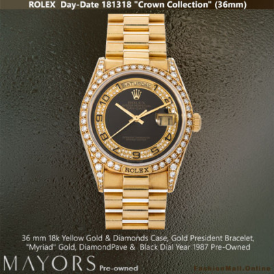 Rolex Crown Collection Myriad Dial, Pre-Owned
