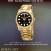 Rolex Day-Date Presidential 36mm Yellow Gold Black Dial, NEW