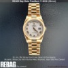 Rolex Day-Date President 36mm Yellow Gold White Dial, Pre-Owned