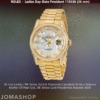 Rolex President Yellow Gold Diamonds Mother of Pearl Dial 118388, NEW