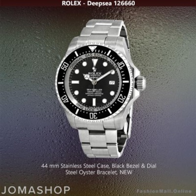 Rolex Deepsea Sea Dweller Steel & Black,126660 - NEW