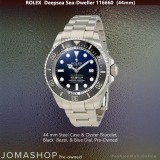 Rolex Deepsea Sea Dweller Steel Black & Blue,116660 - Pre-Owned