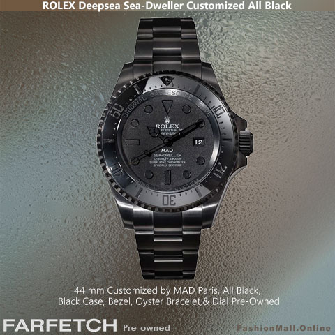 Rolex Deepsea All Black Customized by MAD Paris – Pre-Owned