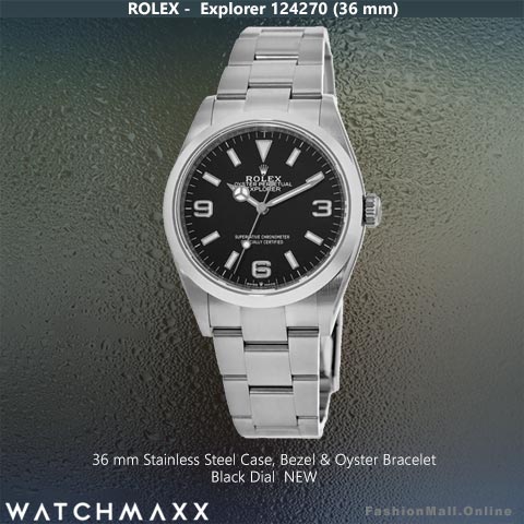 Rolex Explorer 36mm 124270 Black Dial – NEW