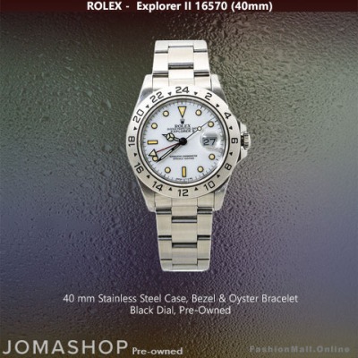 Rolex Explorer II 16570 Steel White Dial - Pre-Owned