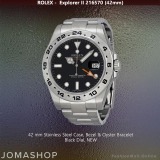 Rolex Explorer II 216570 Steel Black Dial - NEW