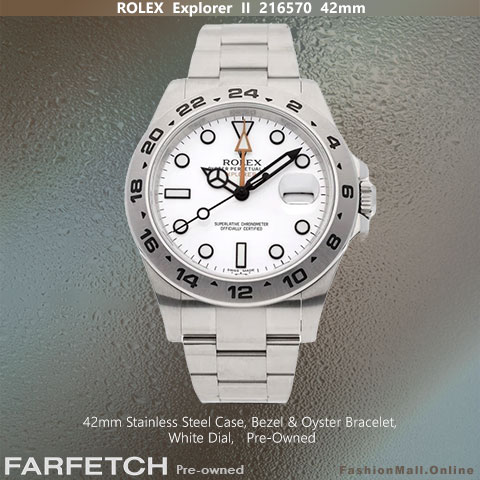 Rolex Explorer II 216570 Steel White Dial – Pre-Owned