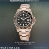 Rolex GMT Master II 126715 Everose Gold Rootbeer Black Dial, New