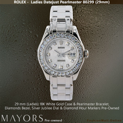 Rolex Pearlmaster White Gold & Diamonds -Pre-Owned