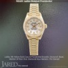 Ladies Rolex Presidential Yellow Gold Diamonds Mother Of Pearl Dial, Pre-Owned