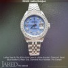 Ladies Rolex Datejust Steel White Gold & Diamonds Blue Pearl Dial -Pre Owned