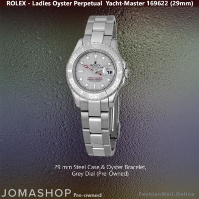 Ladies Rolex Yacht-Master 169622 Stainless Steel, NEW