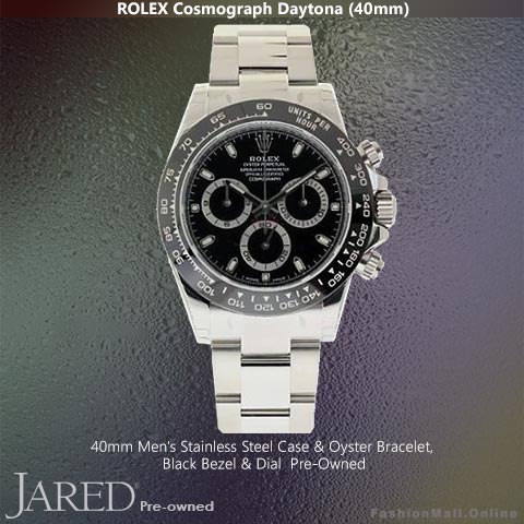 Rolex Cosmograph Daytona, Steel, Black Bezel & Dial -Pre Owned