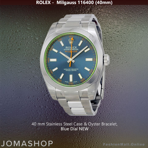 Rolex Milgauss Steel Blue Dial 40mm 116400 – NEW