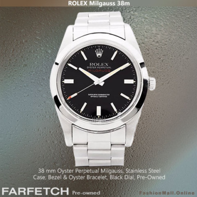 Rolex Milgauss 1019 Collectible Steel Black Dial 38mm Pre-Owned
