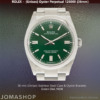 Rolex Oyster Perpetual Steel Green Dial NEW