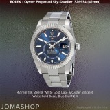 Rolex Sky Dweller Steel & White Gold Blue Dials Oyster, NEW