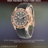 Rolex Yacht Master Rose Gold Haribo Black Dial Oysterflex, NEW