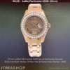 Ladies Rolex Pearlmaster Rose Gold Diamonds & Mother Of Pearl Dial - NEW