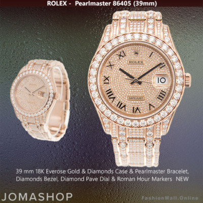 Rolex Pearlmaster Everose Gold & Diamonds 86405 -NEW